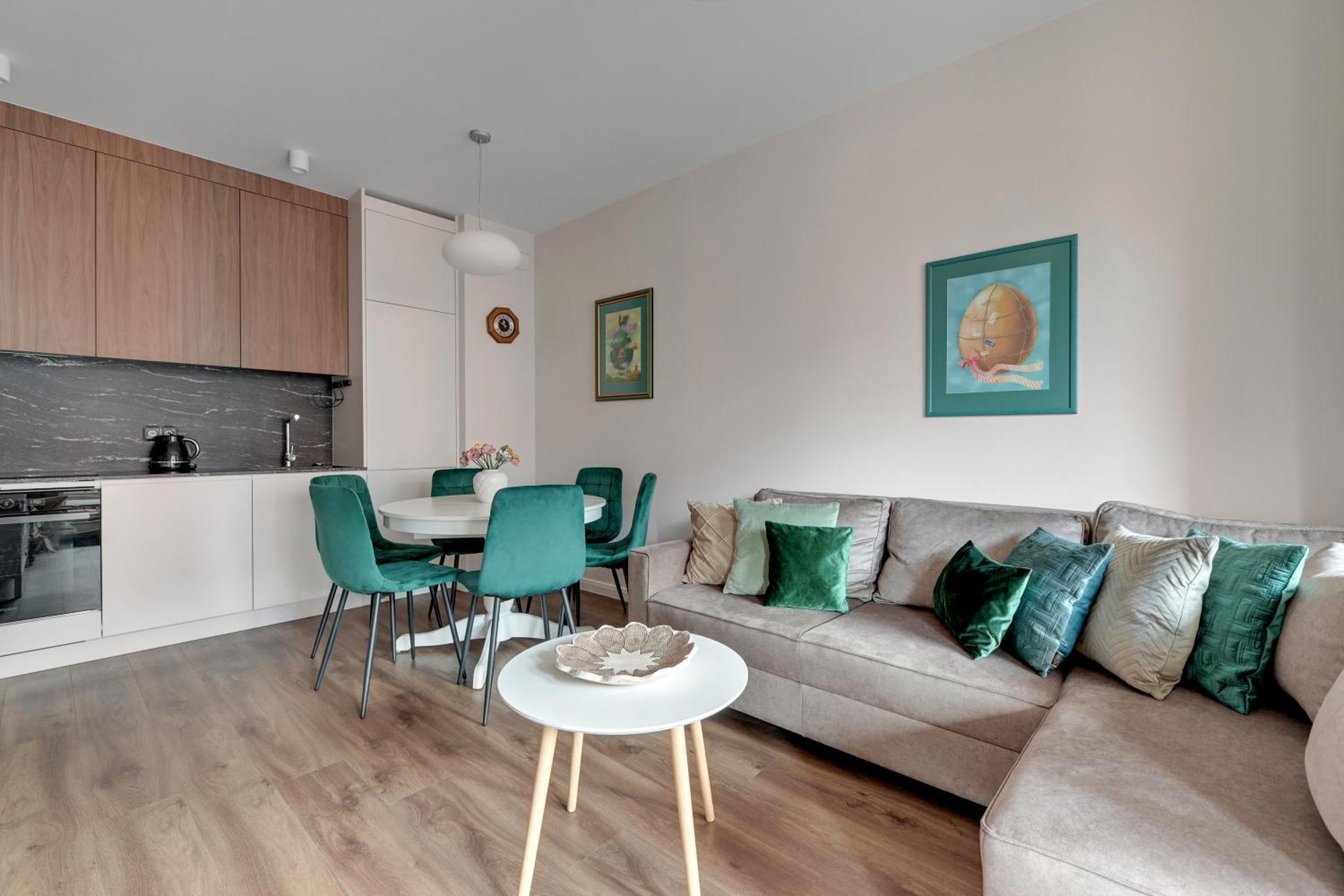Scala 60F City Center Premium Apartments With Parking By Lion Apartments 格但斯克 外观 照片