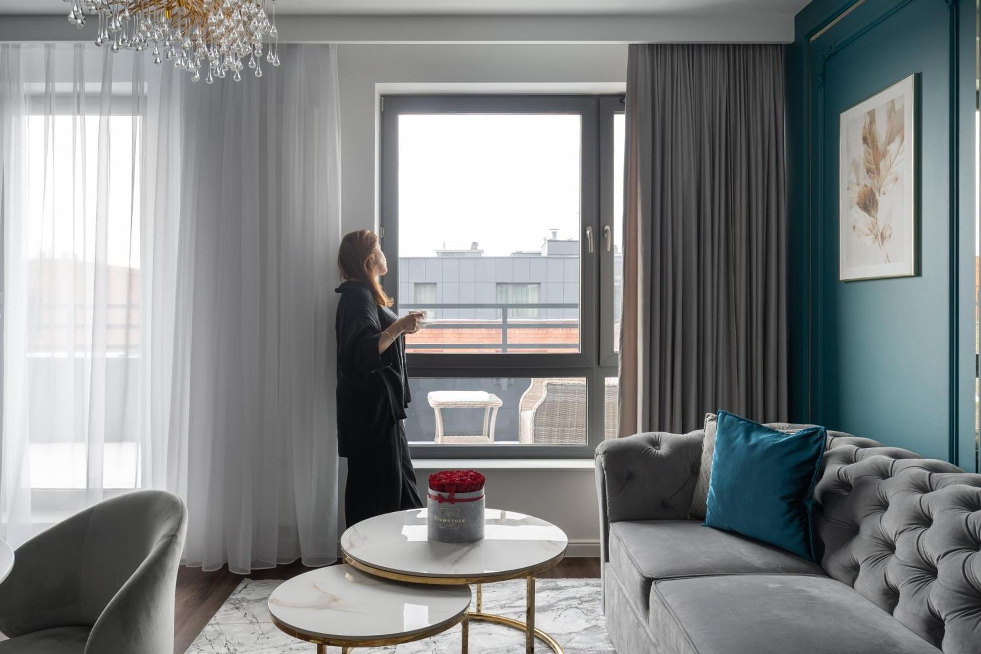 Scala 60F City Center Premium Apartments With Parking By Lion Apartments 格但斯克 外观 照片